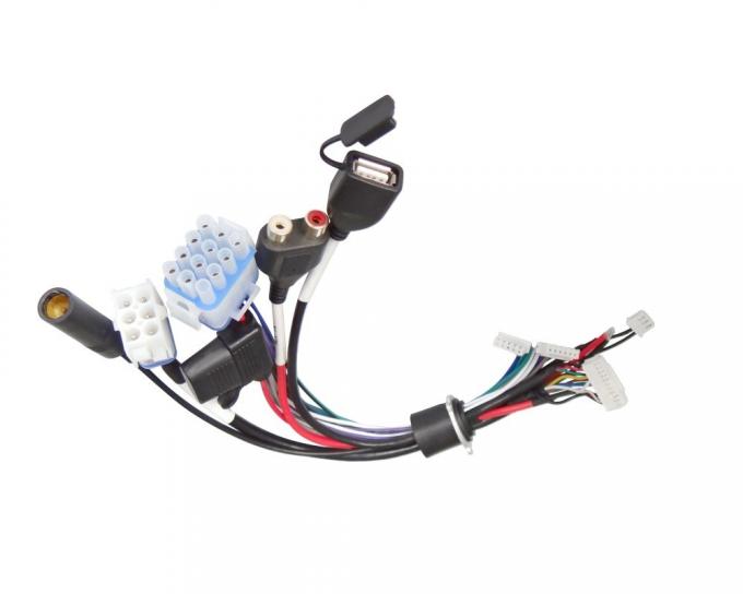 Assetto di cablaggio per auto Lunghezza 150 mm Intrattenimento OEM Certificato FCC 1