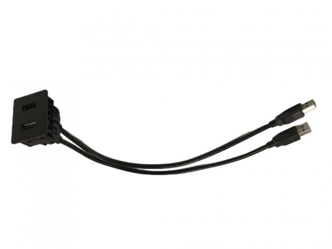 FCC doppio cavo USB prolungamento chiusura montaggio Mitsubishi per auto 1