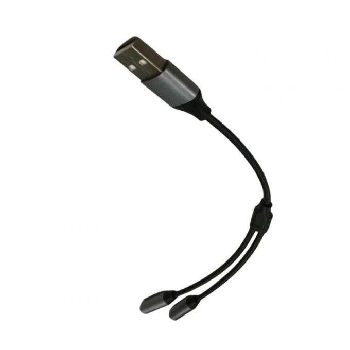 Armatura elettronica OEM Un USB a due Adaptore Jack per cuffie da 3,5 mm 0