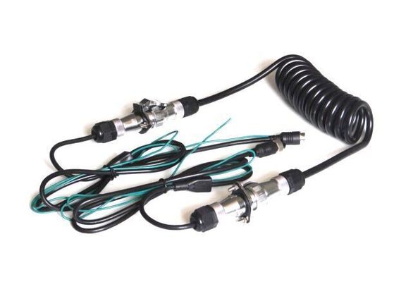 CCC Truck Wiring Harness 4 Pin Video Extension Cable 20FT Line Per Autobus Truck