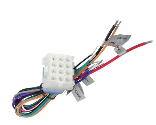 Collegamento personalizzato 12 pin Stereo Arness Nuova energia Pigtail impermeabile