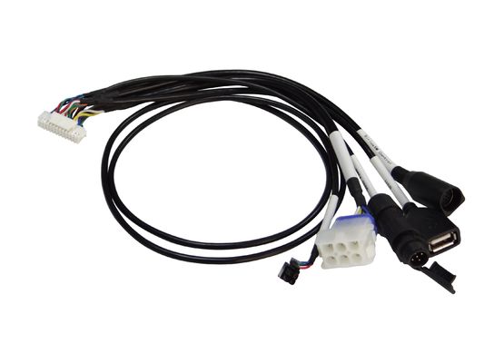 Collegamento personalizzato 12 pin Stereo Arness Nuova energia Pigtail impermeabile