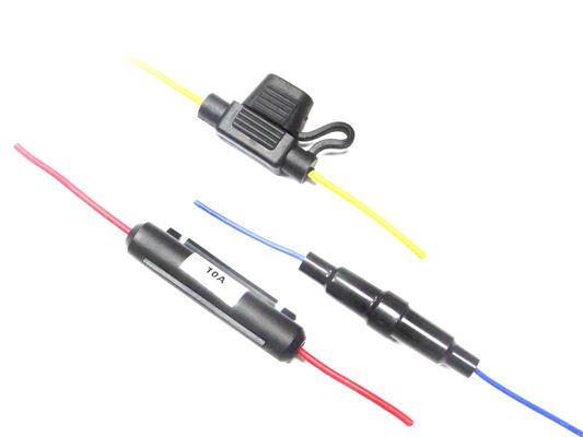 Elettronica in linea porta fusibili per automobili 300V per fusibili in vetro