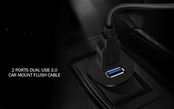 ODM Cable Wire Harnesses Due cavi di estensione USB montatura dash automotive