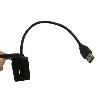 Cable quadrato pannello filo di imbracatura Cable USB auto con copertura anti-polvere