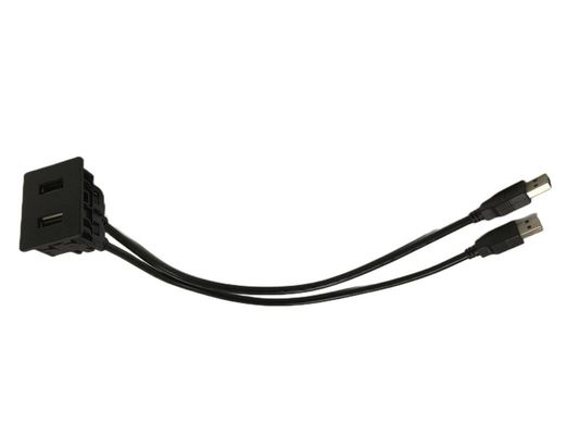 FCC doppio cavo USB prolungamento chiusura montaggio Mitsubishi per auto