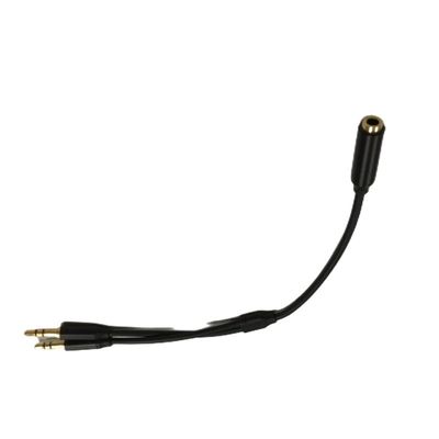 Y Splitter Cable Wire Harnesses Audio Cable Headset 3,5 mm 2 Male Mic Cable