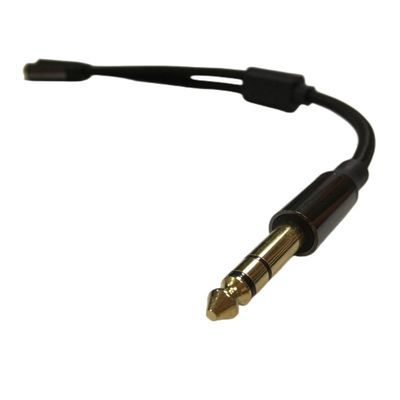 1 / 4 pollice cuffia Splitter Cable Assemblaggio 2 femminile a 1 maschio cavo audio