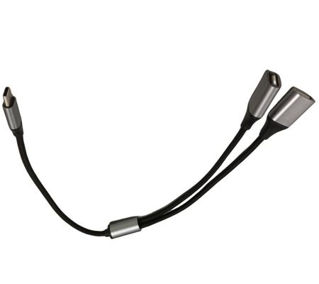 3m Cable Wire Harnesses Assembly 1 Tipo C a 2 USB 2 in 1 cavo USB