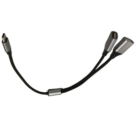 3m Cable Wire Harnesses Assembly 1 Tipo C a 2 USB 2 in 1 cavo USB