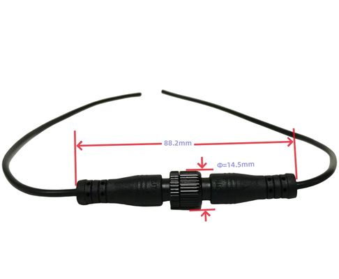 Cable di estensione impermeabile IP68 M12 per miniere e ingegneria sottomarina