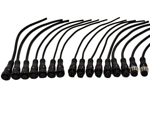 Cable di estensione impermeabile IP68 M12 per miniere e ingegneria sottomarina