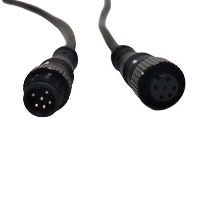 Cavo M12 maschio rettilineo per apparecchiature LED / dispositivi medici OEM